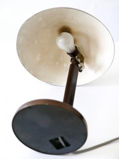 Karl Trabert Brass Table Lamp or Desk Light by Karl Trabert for BAG Turgi 1930s Switzerland - 1804889