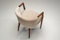 Karl Witzmann Chair with Geometric Armrests in the manner of Karl Witzmann Austria 1920s - 4580511