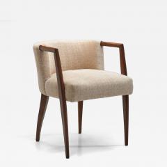 Karl Witzmann Chair with Geometric Armrests in the manner of Karl Witzmann Austria 1920s - 4591661