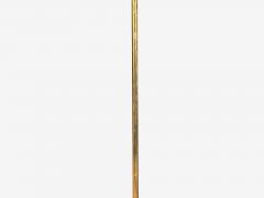 Karlskrona Lampfabrik Table Lamp Brass Josef Frank Fabric Sweden 1940s - 4474723