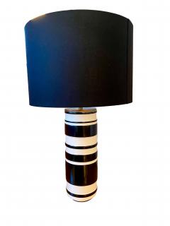 Kate Spade Black and White Striped Table Lamp - 4654747