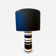 Kate Spade Black and White Striped Table Lamp - 4659780