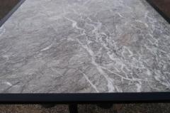 Katherine McCoy 8 ft Marble Ebonized Wood Table by Michael Katherine McCoy Cranbrook - 3870666