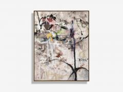 Kathi Robinson Contemporary Acrylic Oil Large Abstract Painting USA 21st c - 4094508