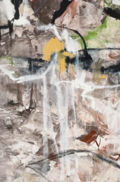 Kathi Robinson Contemporary Acrylic Oil Large Abstract Painting USA 21st c - 4094514