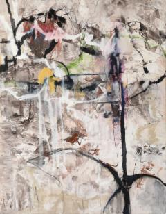Kathi Robinson Contemporary Acrylic Oil Large Abstract Painting USA 21st c - 4097637