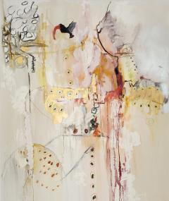 Kathi Robinson Frank Au Printemps 2021 Large Abstract Painting by Kathi Robinson Frank - 2362510