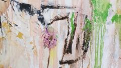 Kathi Robinson Frank Les Fleurs 2022 Large Abstract Oil Painting by Kathi Robinson Frank - 2604588