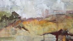 Kathi Robinson Frank Pastoral 2025 Large Abstract Diptych Painting by Kathi Robinson Frank - 4550889