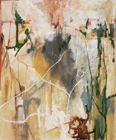 Kathi Robinson Frank Smoke and Mirrors Large Abstract Painting on Canvas by Kathi Robinson Frank - 2362590