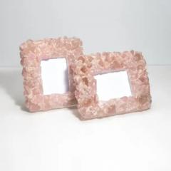 Kathryn McCoy Picture Frame Large Vertical in Pink Quartz - 3845384