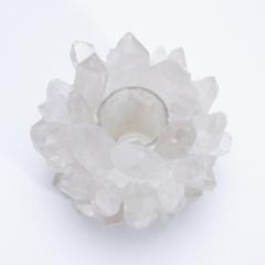 Kathryn McCoy Votive Holder in Clear Quartz Classic by Kathryn McCoy - 4236952