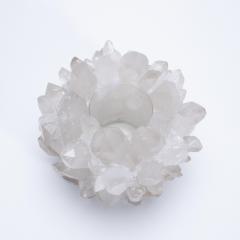 Kathryn McCoy Votive Holder in Clear Quartz Large by Kathryn McCoy - 4237000