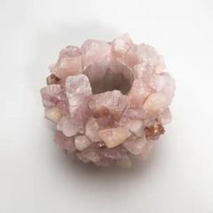 Kathryn McCoy Votive Holder in Pink Quartz Large - 3850857