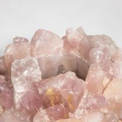 Kathryn McCoy Votive Holder in Pink Quartz Large - 3850861