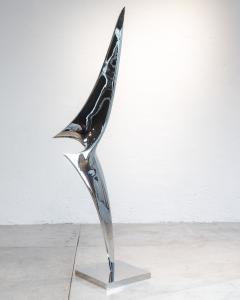 Katz Studio Alata Celesti Mirror Polished Stainless Steel Sculpture by Katz Studio - 4747366