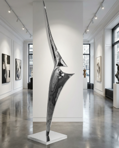 Katz Studio Alata Celesti Mirror Polished Stainless Steel Sculpture by Katz Studio - 4747368