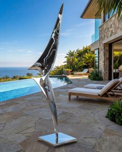Katz Studio Alata Celesti Mirror Polished Stainless Steel Sculpture by Katz Studio - 4747370