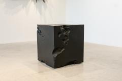 Katz Studio Erosia Side Table Cube by Katz Studio Contemporary Sculptural Side Table - 4742552