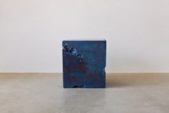 Katz Studio Erosia Side Table Cube by Katz Studio Contemporary Sculptural Side Table - 4742557