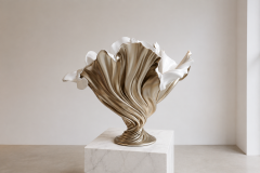 Katz Studio Flora Sculptural Vase in Custom and Two Tone Finishes - 4748113