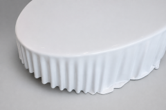 Katz Studio Levitaz Oval Sculptural Coffee Table By Katz Studio - 4747868