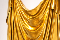 Katz Studio Levitaz Wall Panel Draped Form Abstract Resin Wall Sculpture By Katz Studio - 4747317