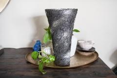 Katz Studio Matrix Vase 01 Dark Chrome - 1741463