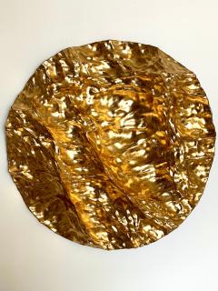 Katz Studio Oceana Inversus Wall Sculpture Gold Leaf - 2328268