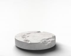 Katz Studio Round Marble Coffee Table Erosia Collection - 2615762