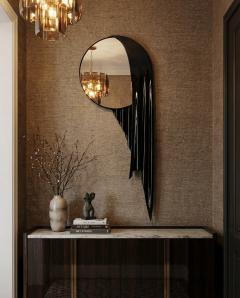 Katz Studio Sillentium Mirror by Katz Studio Contemporary Sculptural Mirror - 4742836