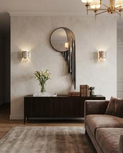 Katz Studio Sillentium Mirror by Katz Studio Contemporary Sculptural Mirror - 4742841