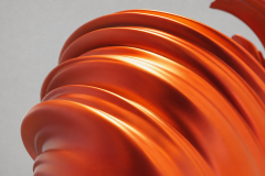 Katz Studio Spiral Bowl Abstract Sculptural Bowl by Katz Studio - 4748214