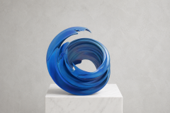 Katz Studio Spiral Bowl Abstract Sculptural Bowl by Katz Studio - 4748223