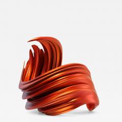 Katz Studio Spiral Bowl Abstract Sculptural Bowl by Katz Studio - 4748323