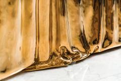 Katz Studio Vela Coffee Table by Katz Studio Cast and Polished Bronze - 4741212