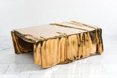 Katz Studio Vela Coffee Table by Katz Studio Cast and Polished Bronze - 4741218