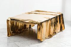 Katz Studio Vela Coffee Table by Katz Studio Cast and Polished Bronze - 4741364