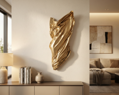 Katz Studio Vellum Deitas by Katz Studio Female Form Resin Wall Sculpture - 4742827