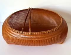 Kawano Shoko Large Contemporary Japanese Bamboo Sculptural Basket Kawano Shoko - 3346880