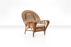 Kay Fisker Kay Fisker Canton Rattan Lounge Chair Denmark 1950s - 1038413