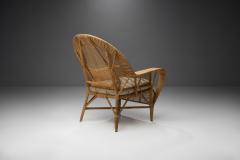 Kay Fisker Kay Fisker Canton Rattan Lounge Chair for Robert Wengler Denmark 1950s - 1844567