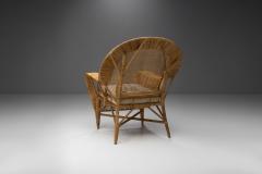 Kay Fisker Kay Fisker Canton Rattan Lounge Chair for Robert Wengler Denmark 1950s - 1844568