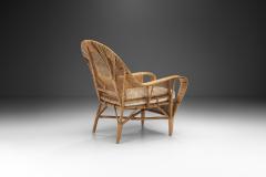 Kay Fisker Kay Fisker Canton Woven Wicker Lounge Chair for Robert Wengler Denmark 1950s - 2475088