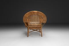 Kay Fisker Rattan Canton Chair by Kay Fisker for Robert Wengler Denmark ca 1960s - 4685087