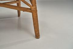 Kay Fisker Rattan Canton Chair by Kay Fisker for Robert Wengler Denmark ca 1960s - 4685095