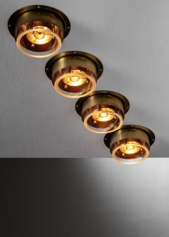 Kay Korbing Set of 4 ceiling lamps by Kay Korbing for Lyfa - 4482697