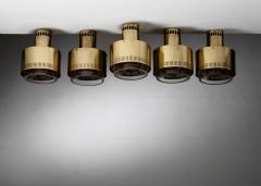 Kay Korbing Set of 5 Kay K rbing ceiling lamps - 4595988