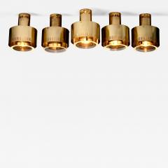 Kay Korbing Set of 5 Kay K rbing ceiling lamps - 4596687