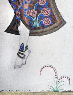 Kay Nielsen Hindu Dancer Costume design Illustration for Aladdin - 4572415